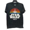 New Star Wars Mens Small X-Wing Starfighter 1977 Vintage Style Cotton Blend Tee
