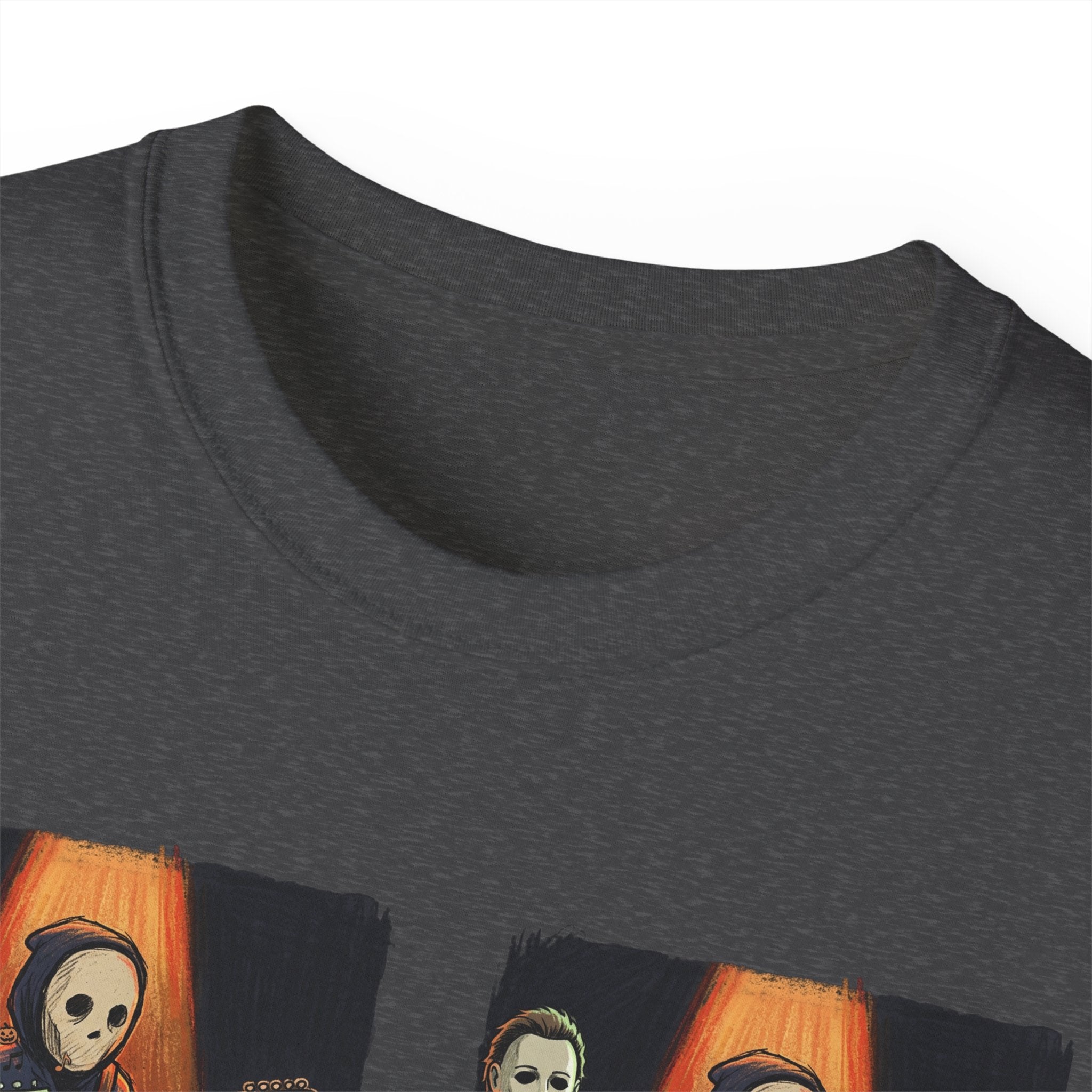 Skeleton Guitar Quartet T‑Shirt — Retro Vintage Horror Band Tee