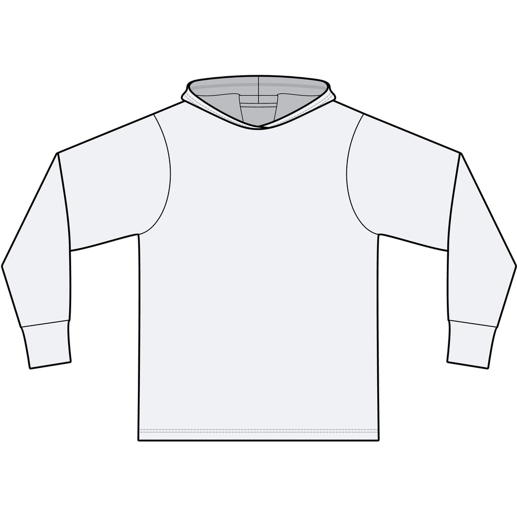 Unisex Cotton Long Sleeve Hooded T-Shirt