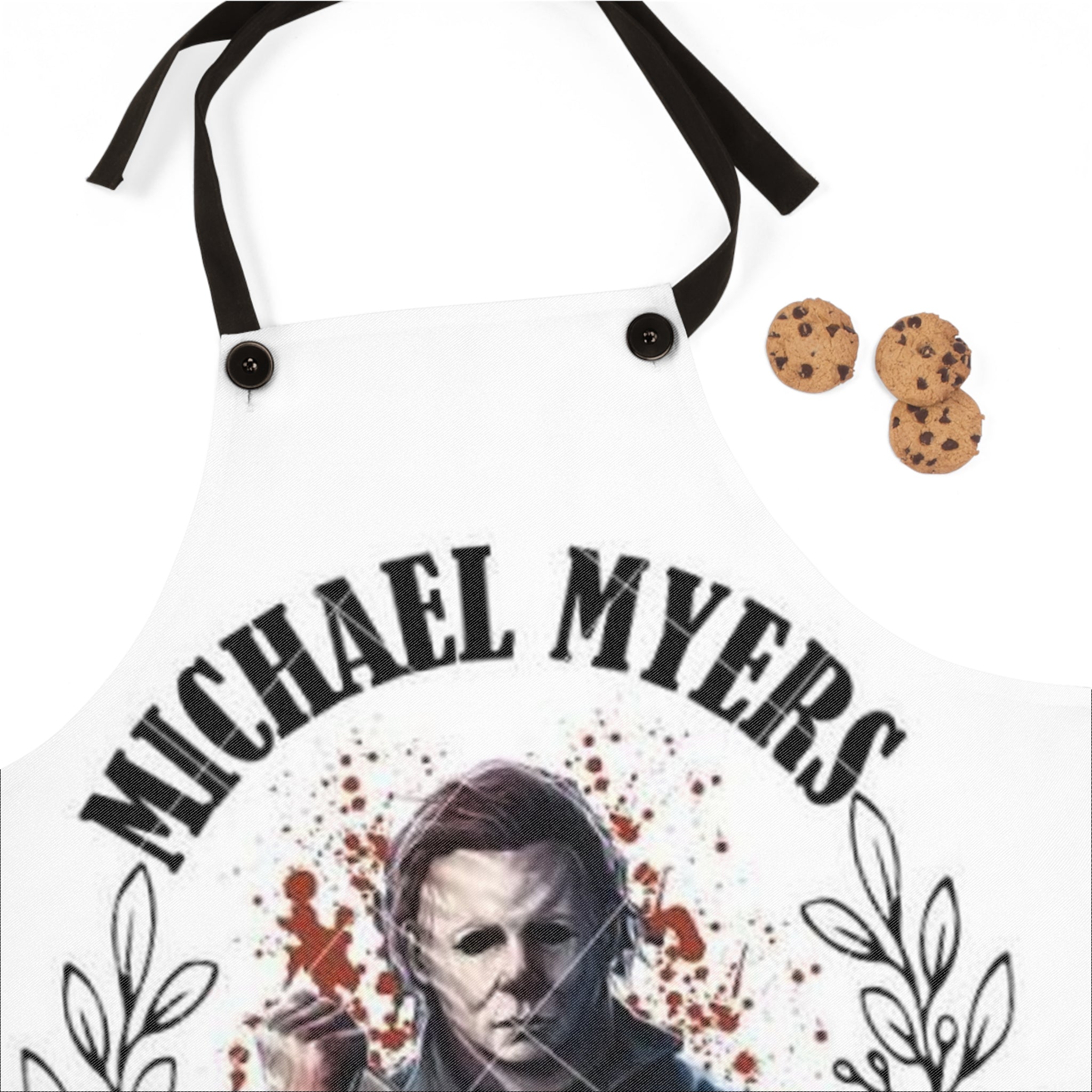 Apron — Michael Myers Butcher Shop "Always Fresh" Horror Kitchen Apron