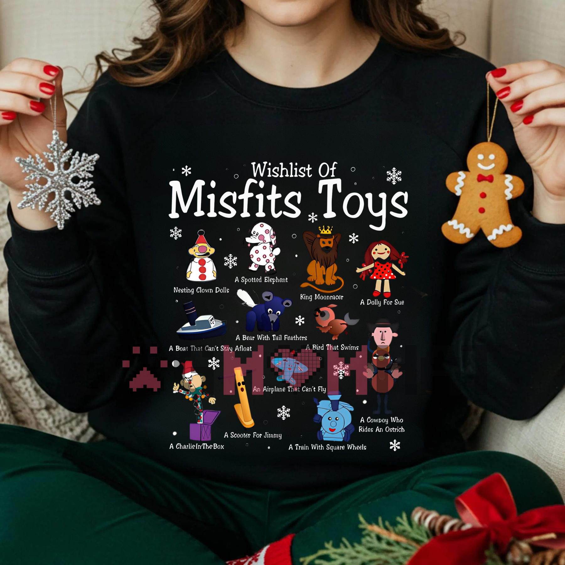 Red Nosed Reindeer Christmas Shirt – Rudolph and Friend Xmas Sweatshirt, Classic Christmas Movie Tee