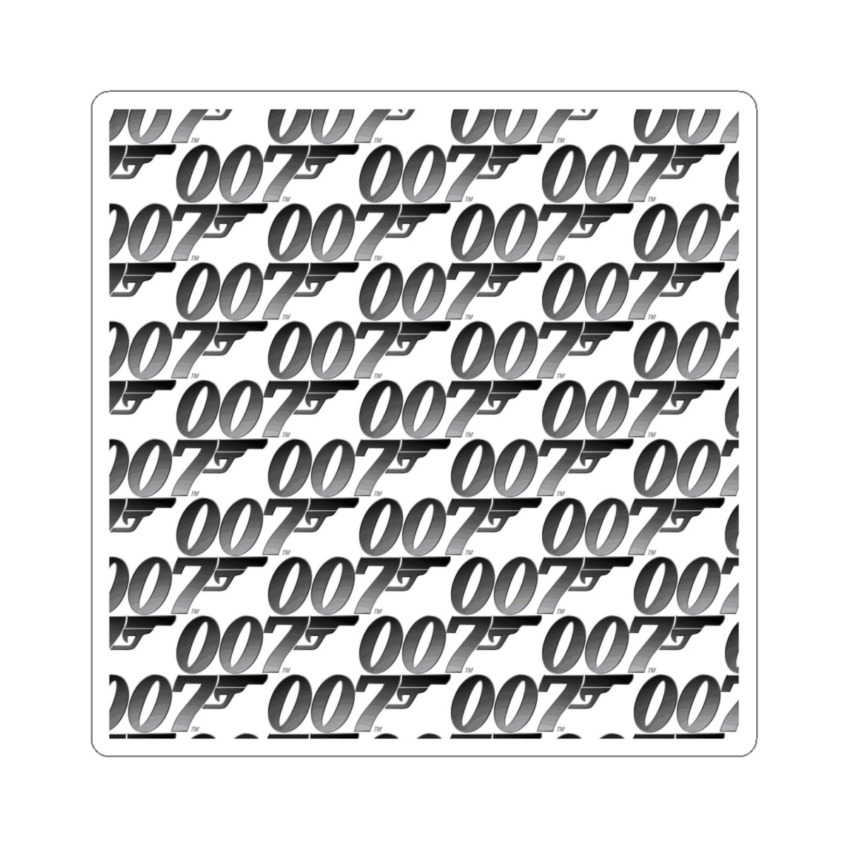 007 Pattern Kiss-Cut Sticker Sheet
