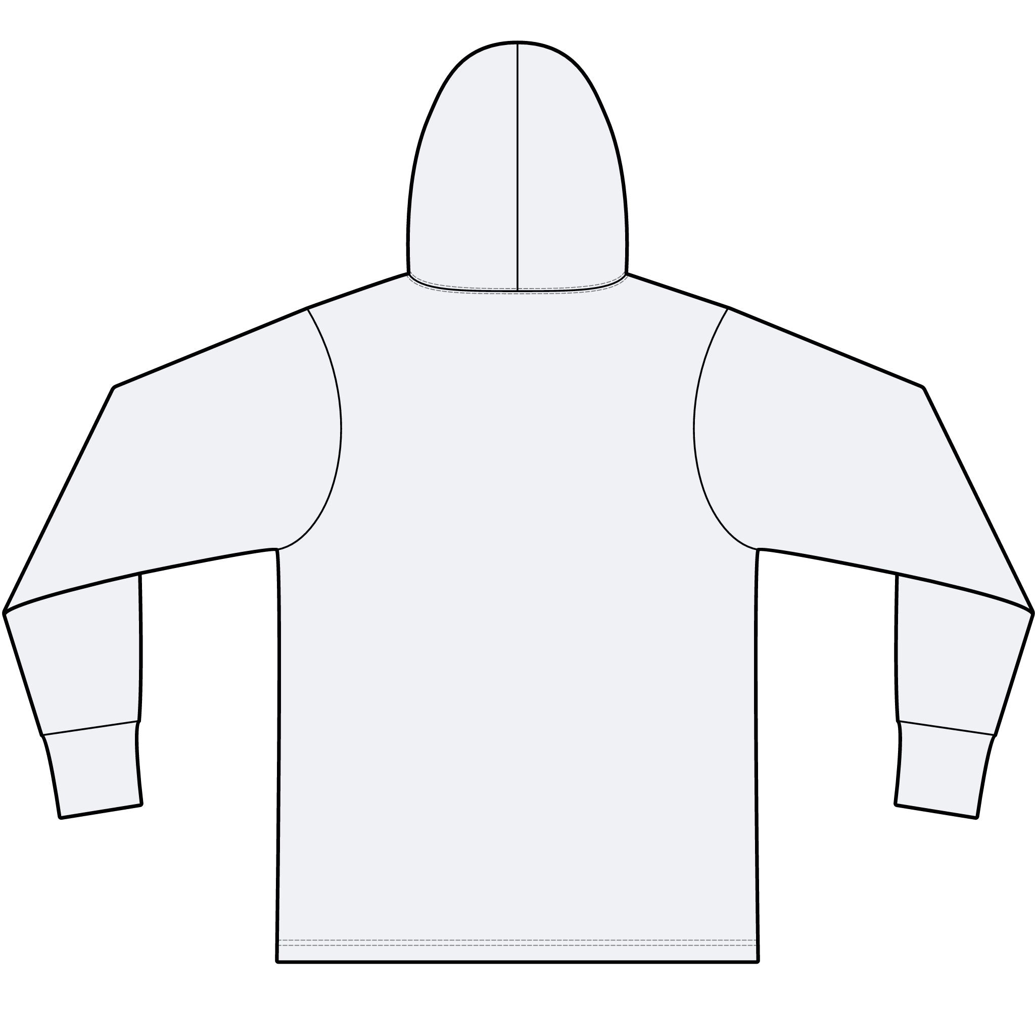 Unisex Cotton Long Sleeve Hooded T-Shirt