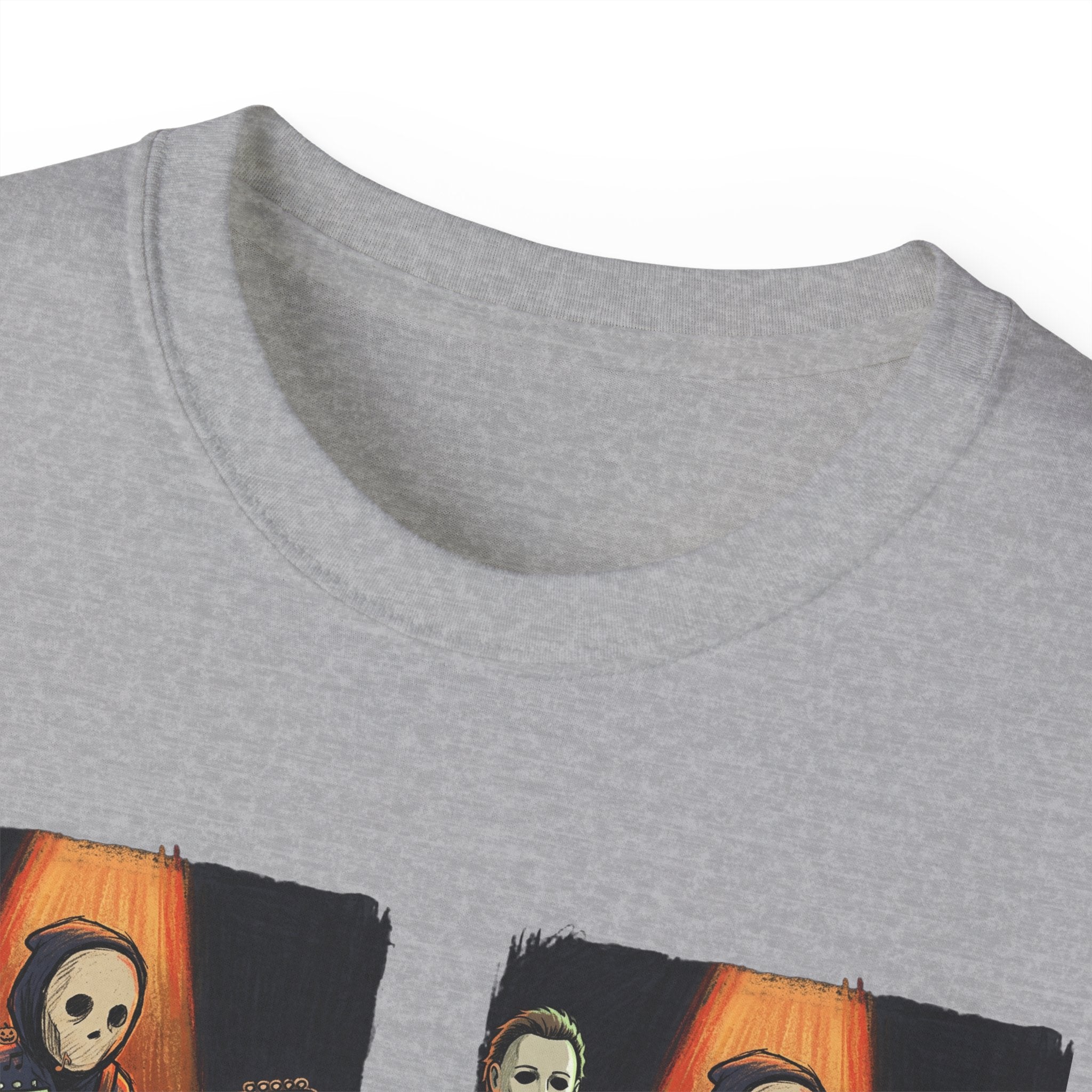 Skeleton Guitar Quartet T‑Shirt — Retro Vintage Horror Band Tee