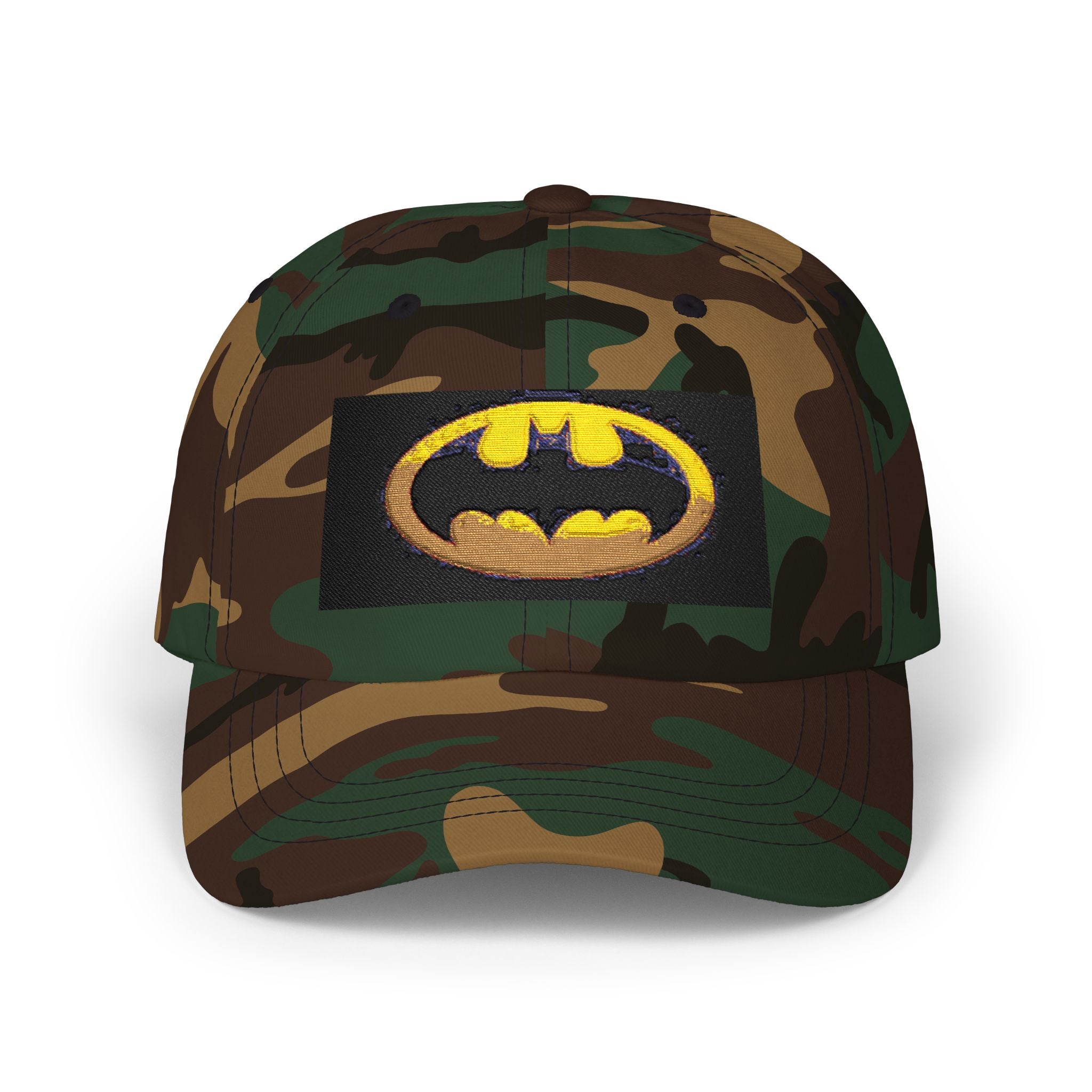 Batman Logo Dad Cap — Embroidered Classic Superhero Baseball Hat