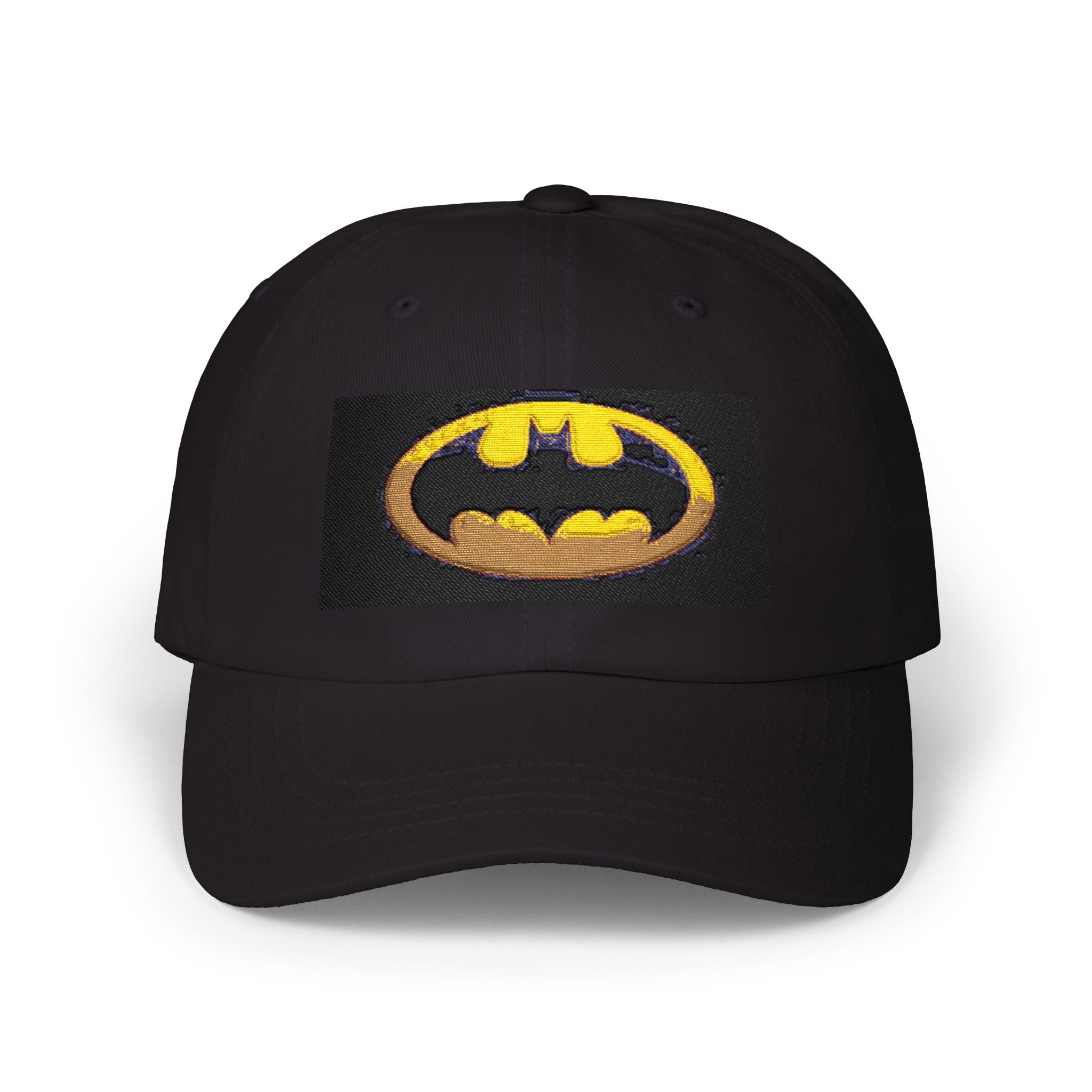 Batman Logo Dad Cap — Embroidered Classic Superhero Baseball Hat