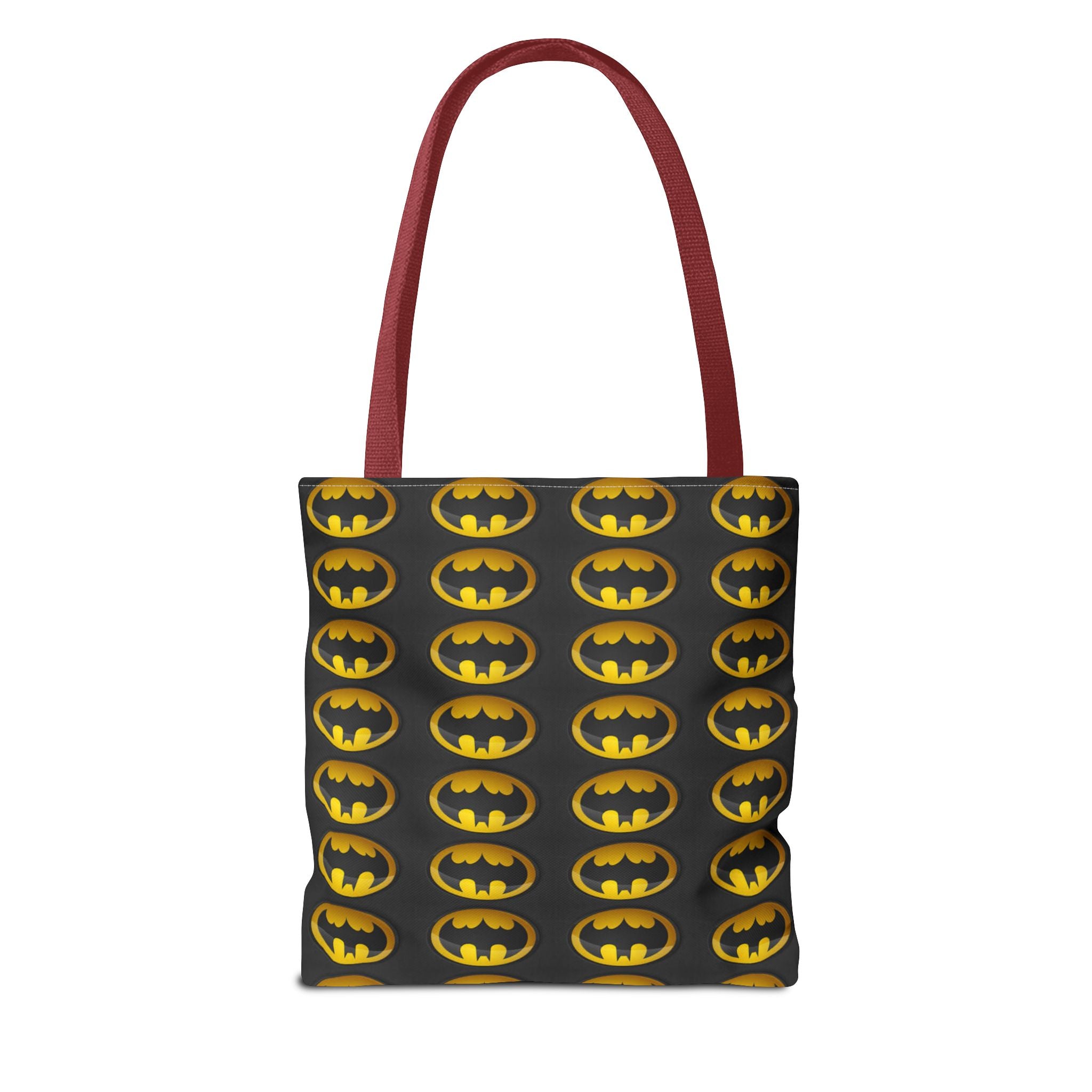 Batman Pattern Tote Bag — All-Over Print Superhero Shopper