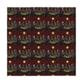 Gothic Tarot Feast Tablecloth — Dark Vintage Tarot Card Pattern for Halloween & Dinner Parties