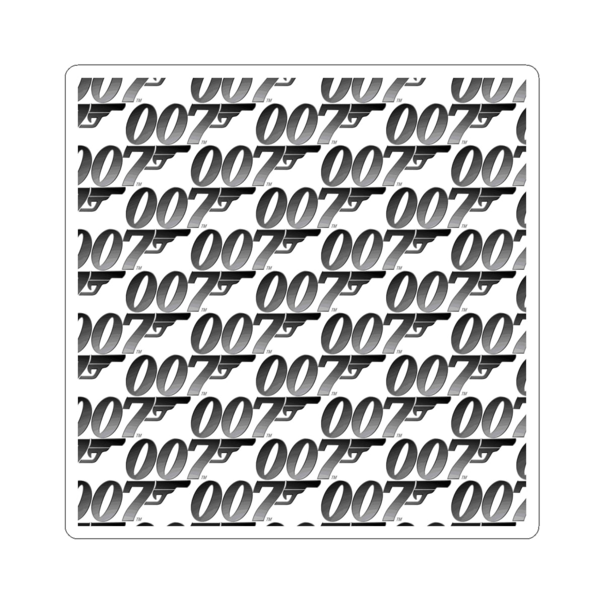 007 Pattern Kiss-Cut Sticker Sheet