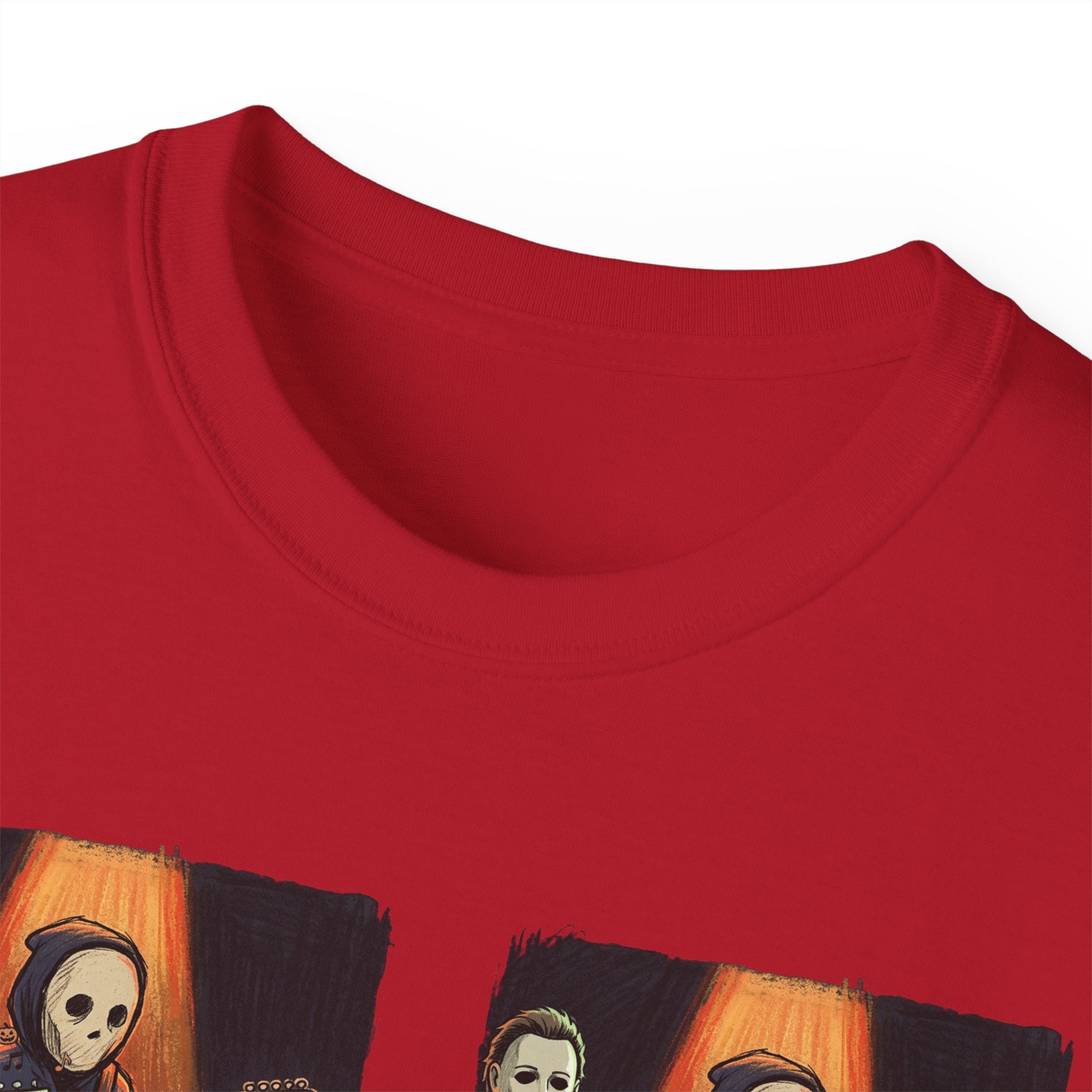 Skeleton Guitar Quartet T‑Shirt — Retro Vintage Horror Band Tee