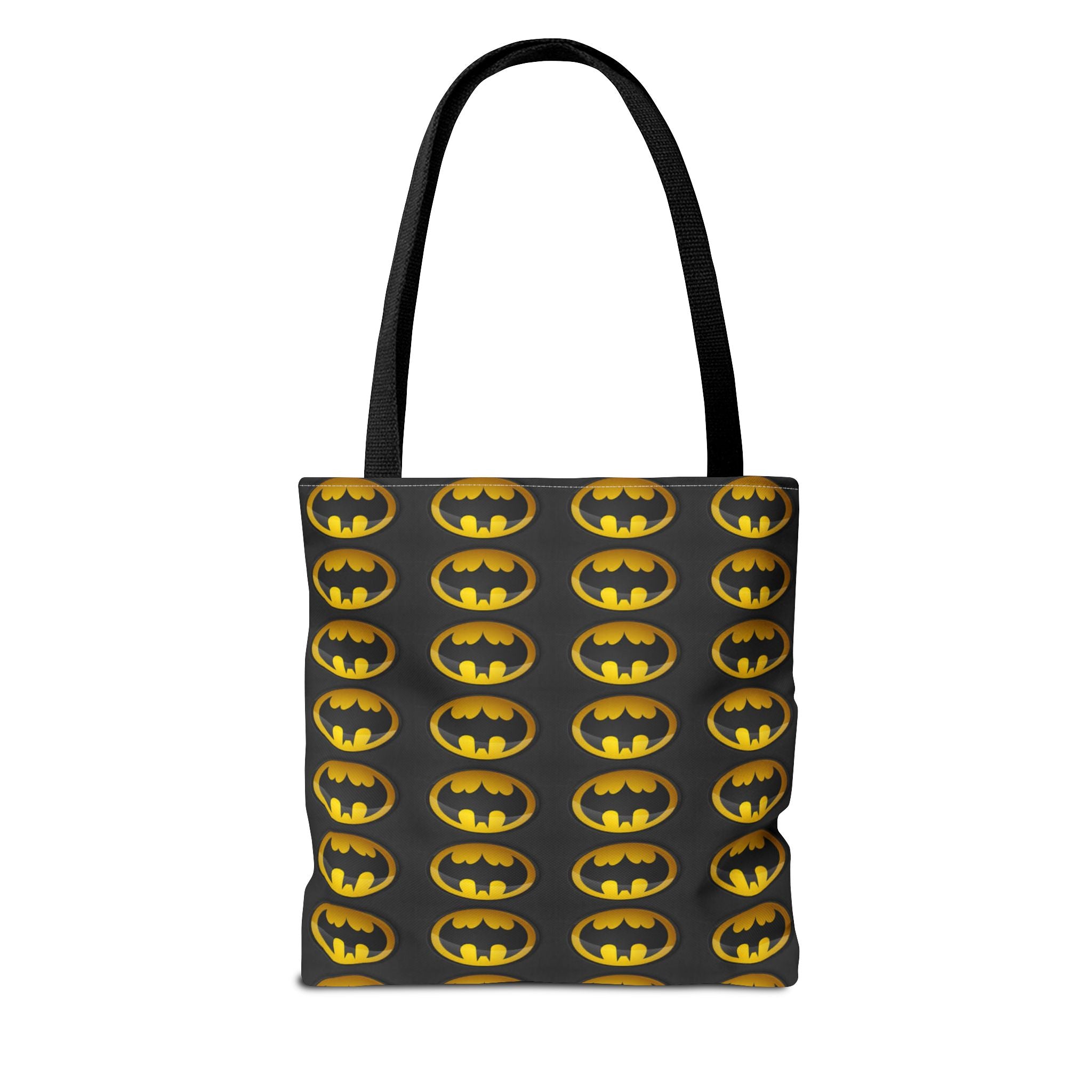 Batman Pattern Tote Bag — All-Over Print Superhero Shopper