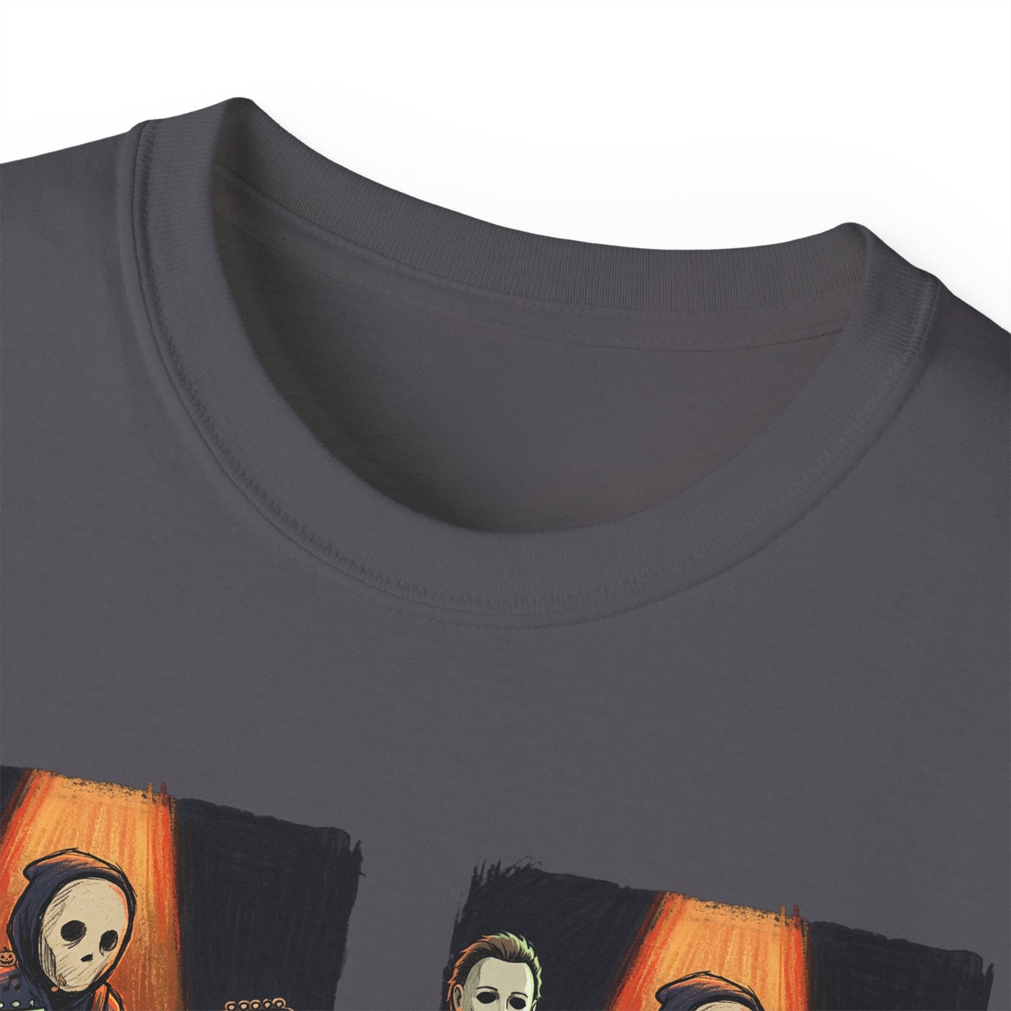 Skeleton Guitar Quartet T‑Shirt — Retro Vintage Horror Band Tee