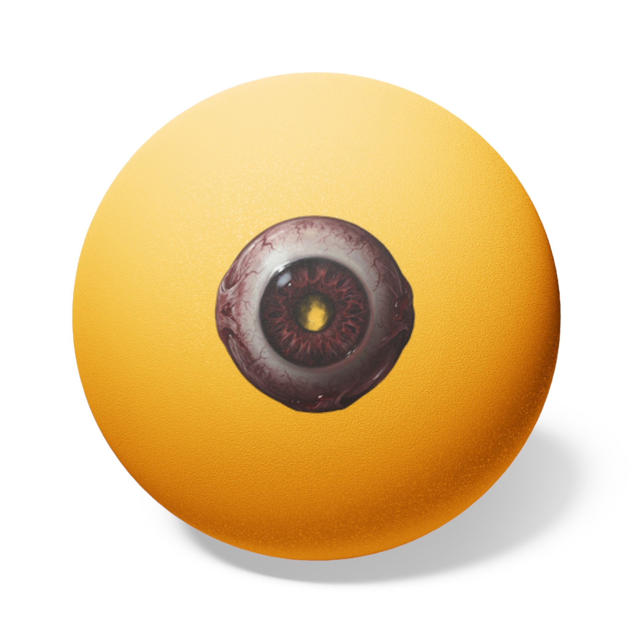 Eyeball Ping Pong Balls – Set of 6 Novelty Table Tennis Balls (Horror/Spooky Theme)
