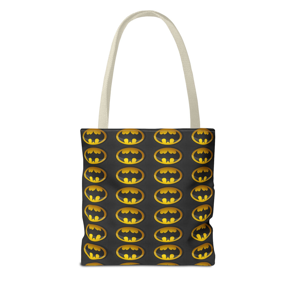 Batman Pattern Tote Bag — All-Over Print Superhero Shopper