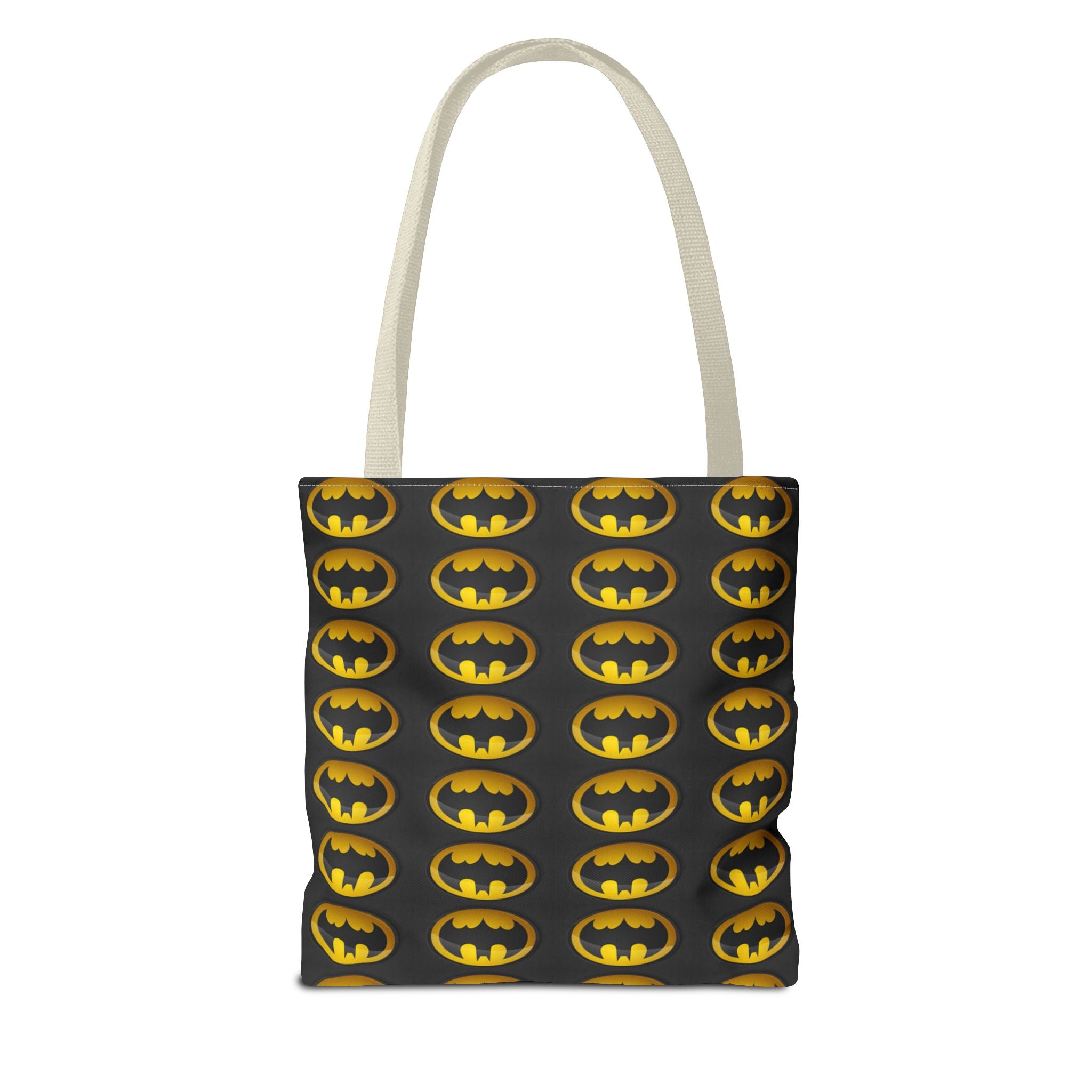 Batman Pattern Tote Bag — All-Over Print Superhero Shopper