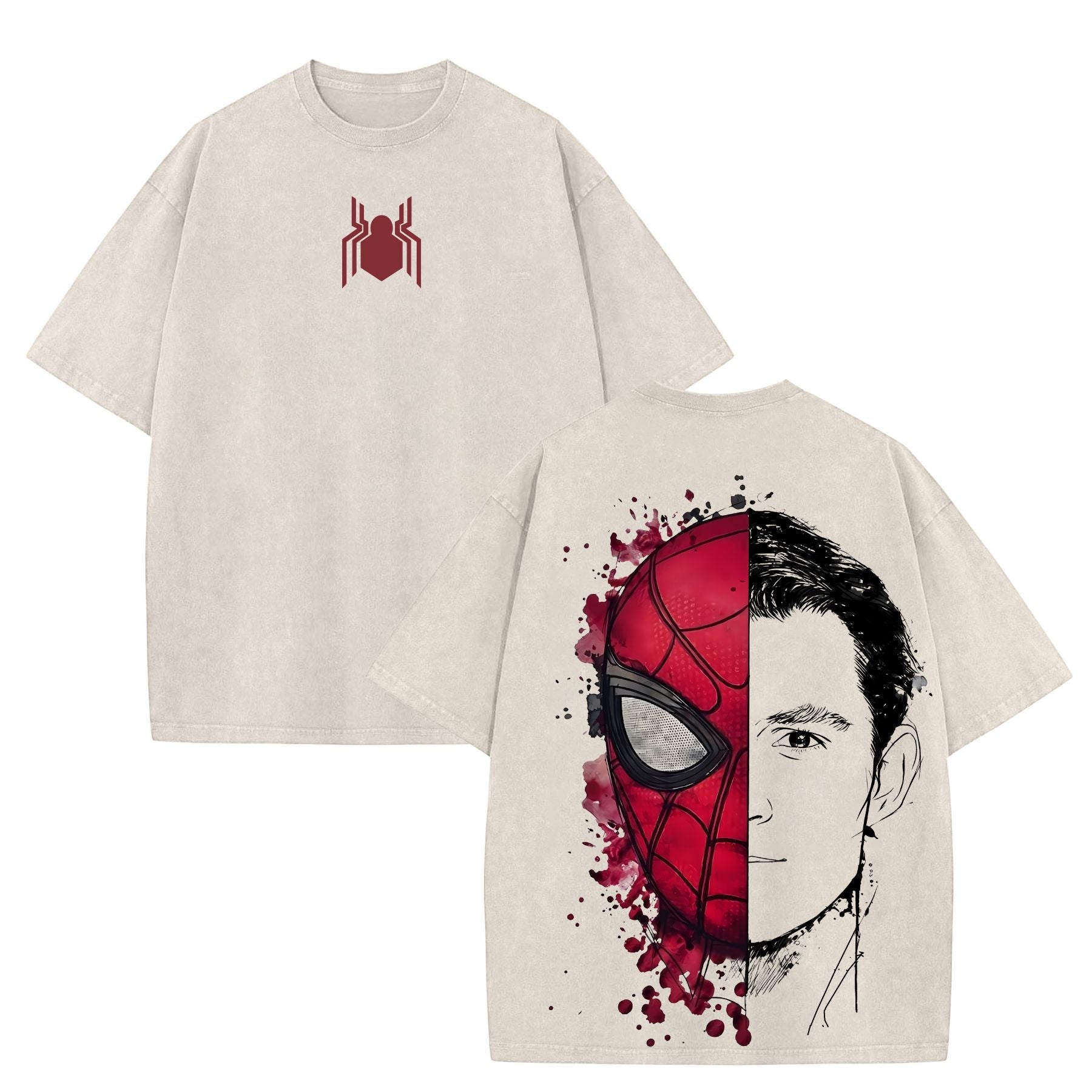 The Dark Style Trio Spidey No Way Home T-Shirt – Casual Crewneck Soft Graphic Tee for Men