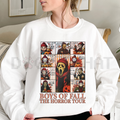 Boys of Fall The Horror Tour Sweatshirt – Fall Horror Killers Pullover, Cozy Season Scary Movie Fan Gift