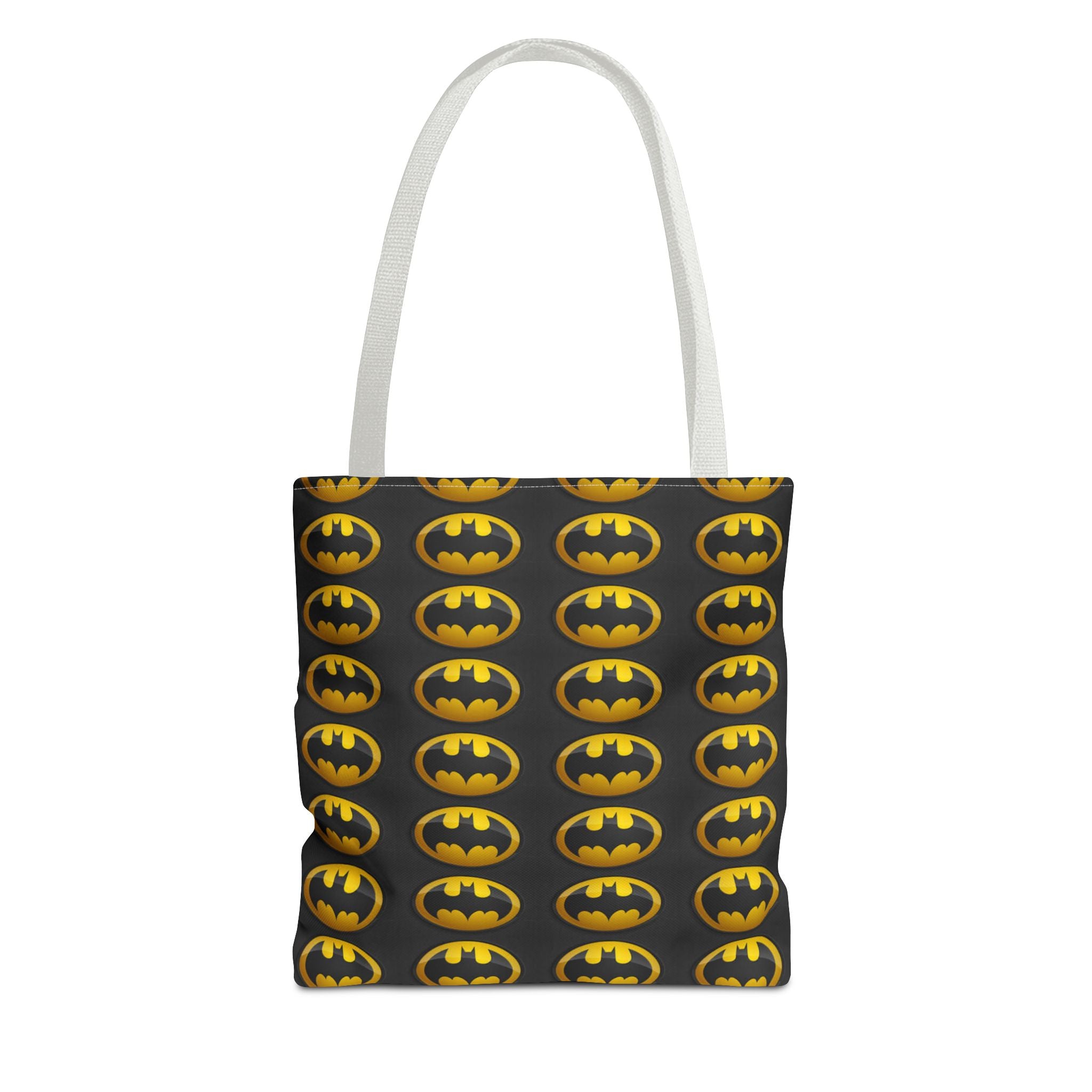 Batman Pattern Tote Bag — All-Over Print Superhero Shopper