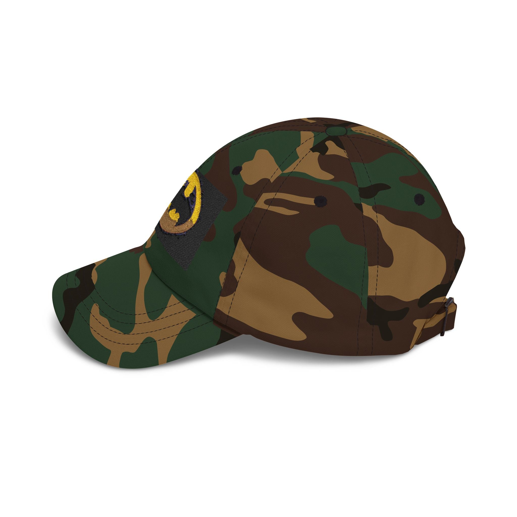 Batman Logo Dad Cap — Embroidered Classic Superhero Baseball Hat