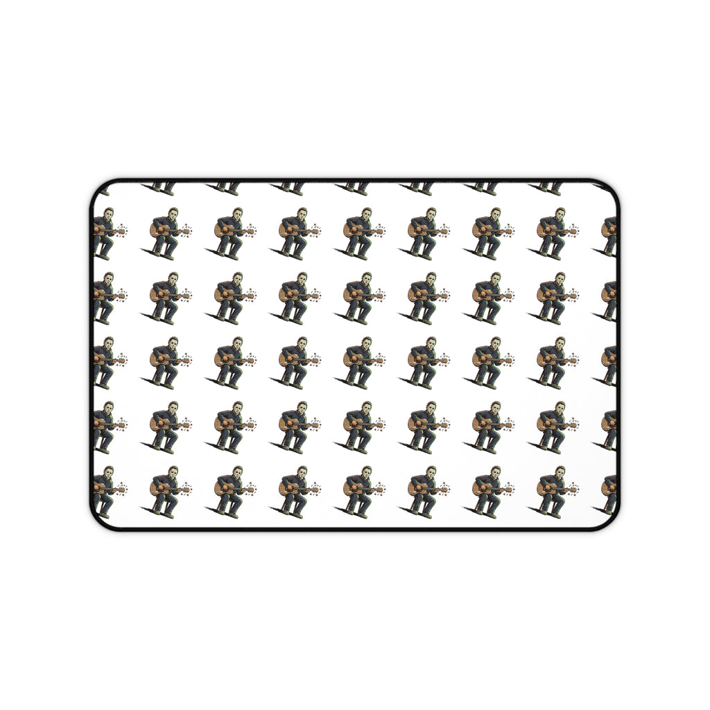 Guitarist Pattern Desk Mat — Musician Guitar Player Mouse Pad