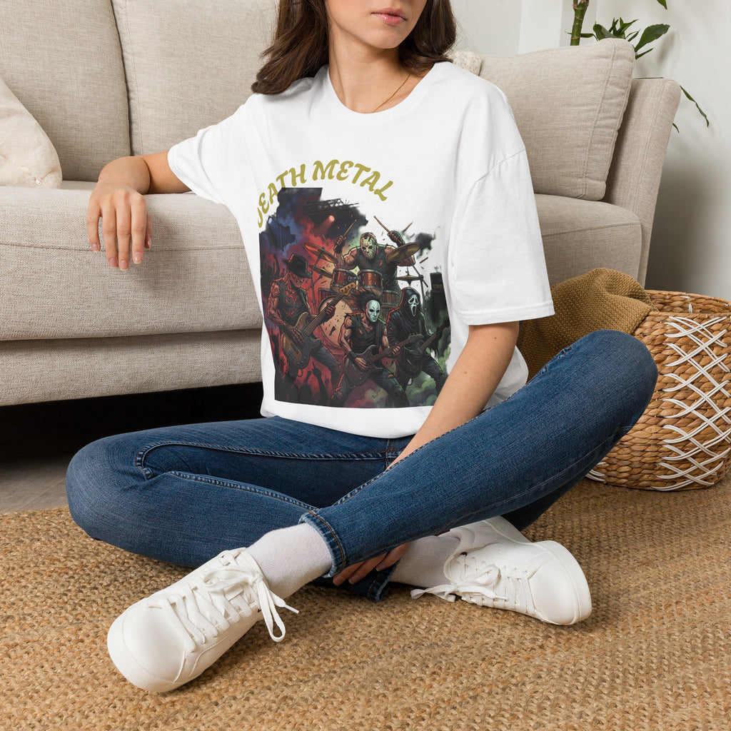 Death Metal T-Shirt — Retro Horror Band Graphic Tee