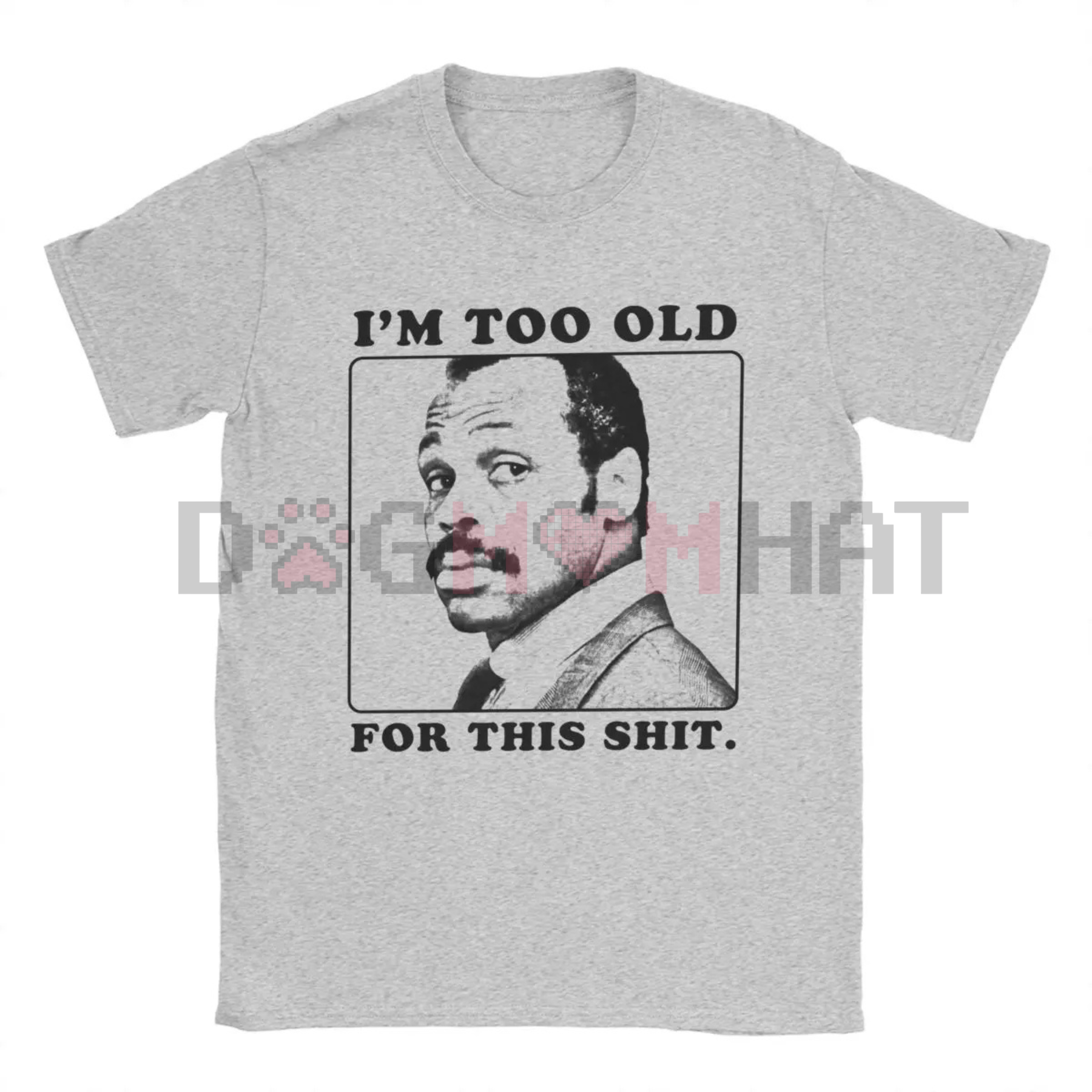 Roger Murtaugh "Too Old For This" T-Shirt – Men's Pure Cotton Funny Movie Tee