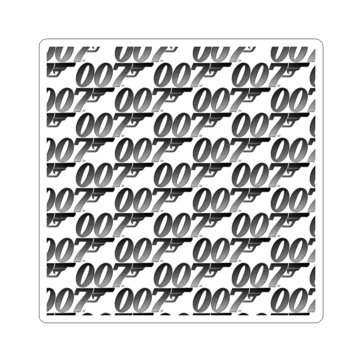 007 Pattern Kiss-Cut Sticker Sheet