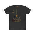 Rock & Poker Graphic Tee — Guitarist and Card Players Vintage Scene