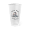 Frosted Pint Glass — Vintage Horror Movie Design, 16 oz