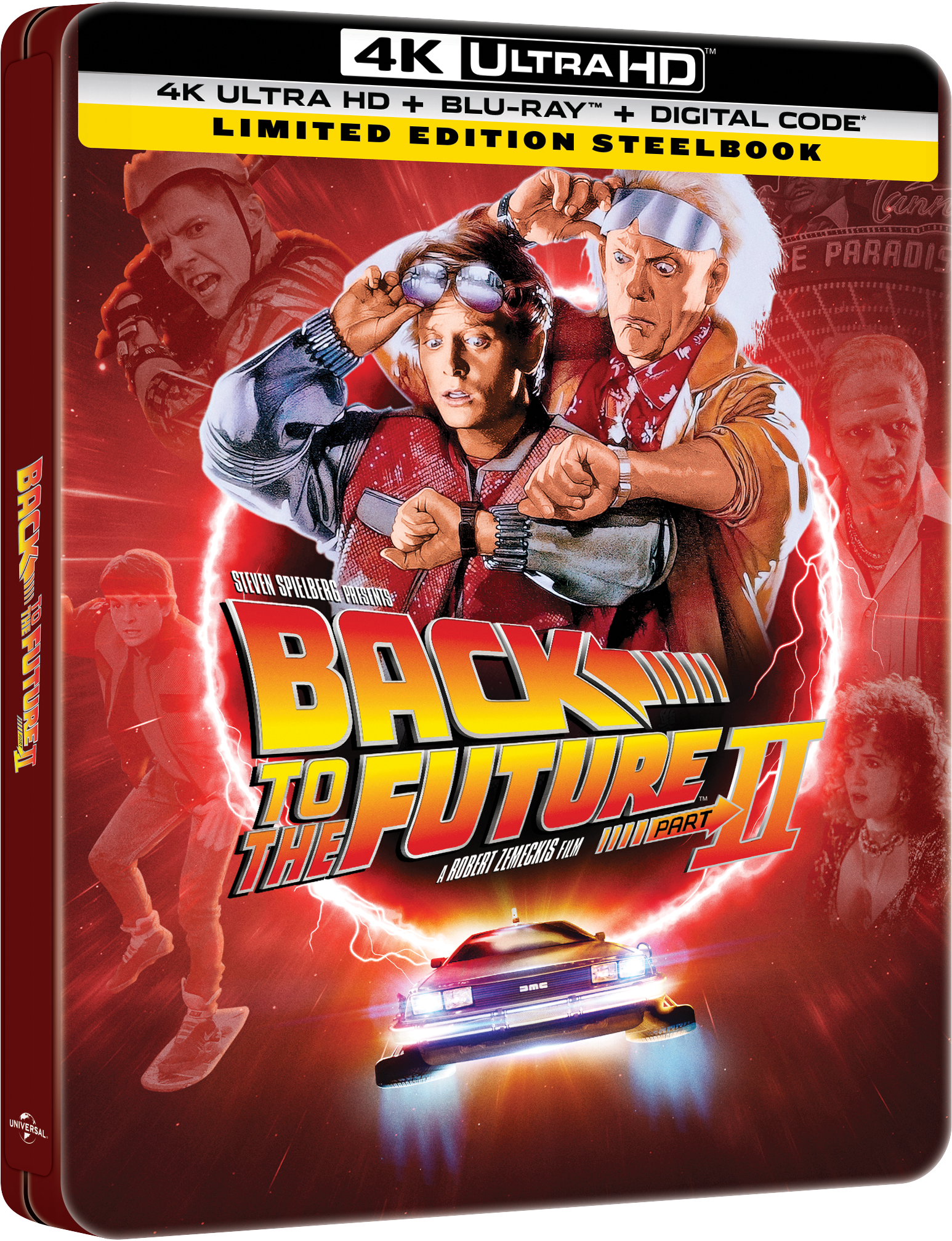 Back to the Future Part II Limited Edition Steelbook (4K Ultra HD + Blu-ray™ + Digital Code) [2025]
