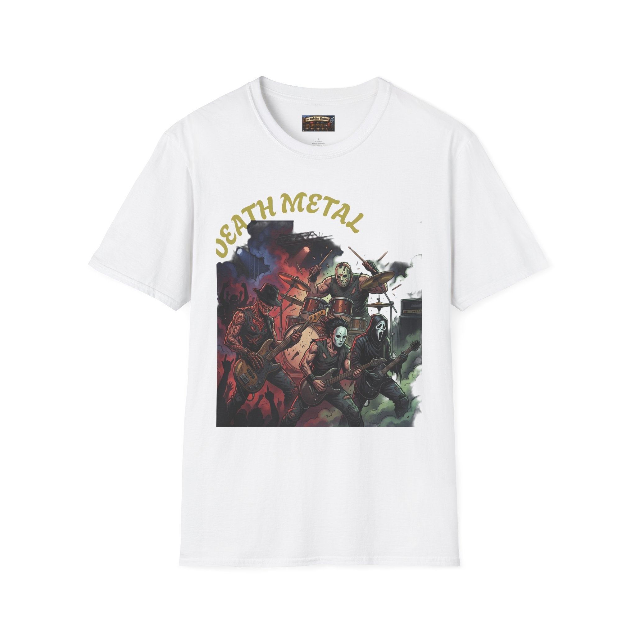 Death Metal T-Shirt — Retro Horror Band Graphic Tee