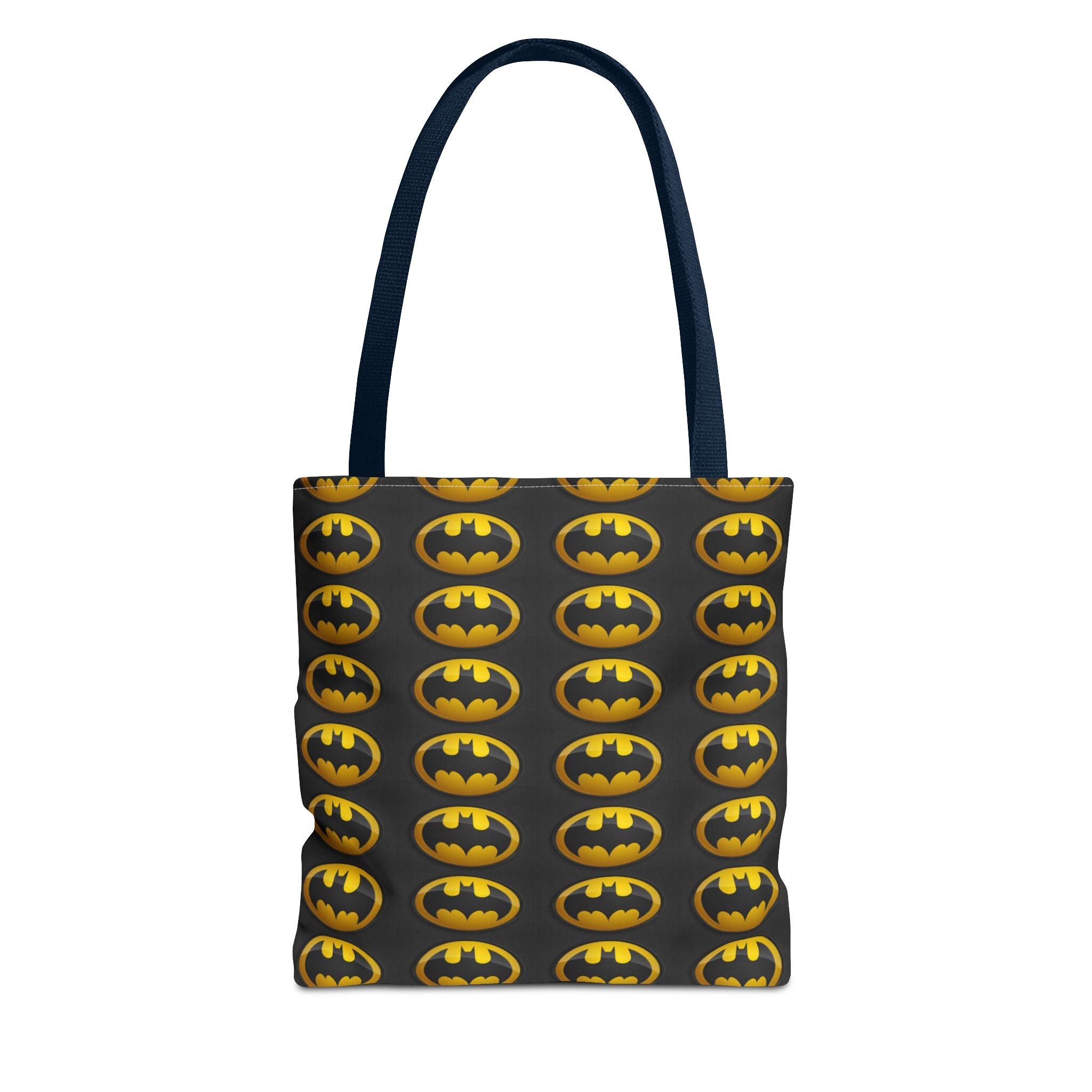 Batman Pattern Tote Bag — All-Over Print Superhero Shopper
