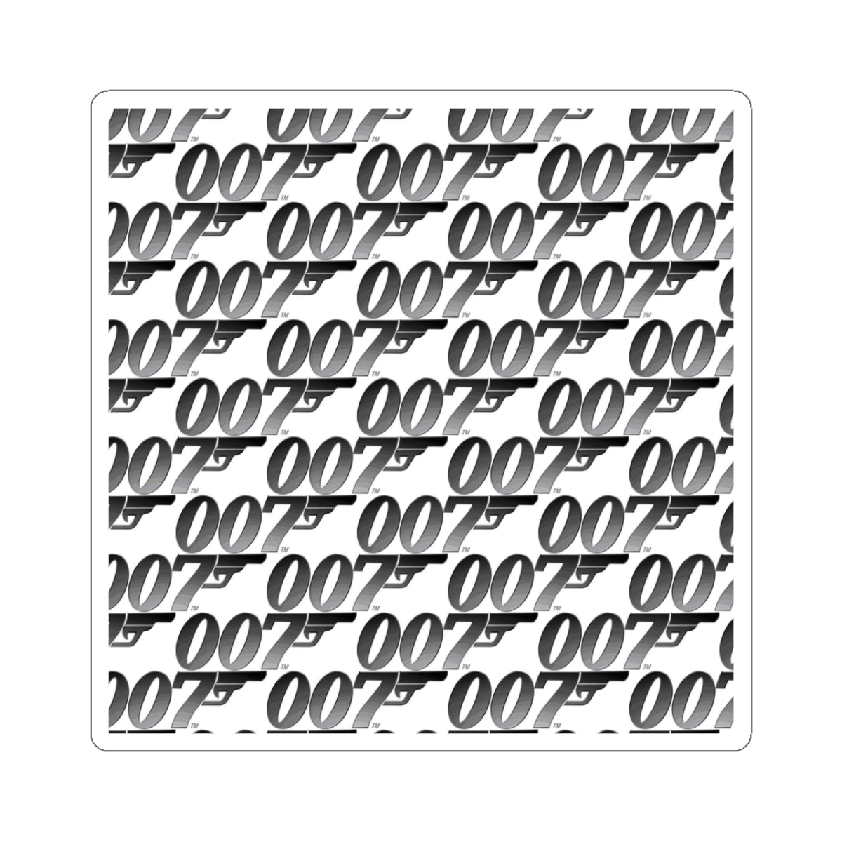 007 Pattern Kiss-Cut Sticker Sheet