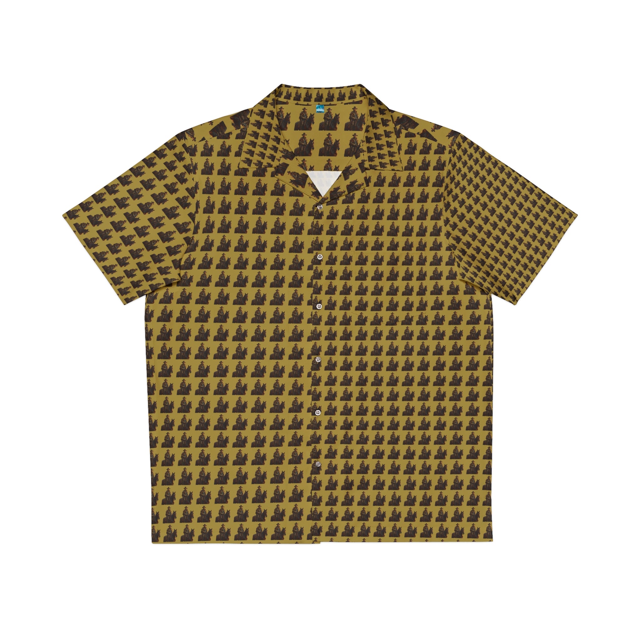 Clint Eastwood Hawaiian Shirt — Men's Vintage Pattern AOP