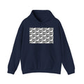 Hoodie — Retro Script Repeat Logo Pullover
