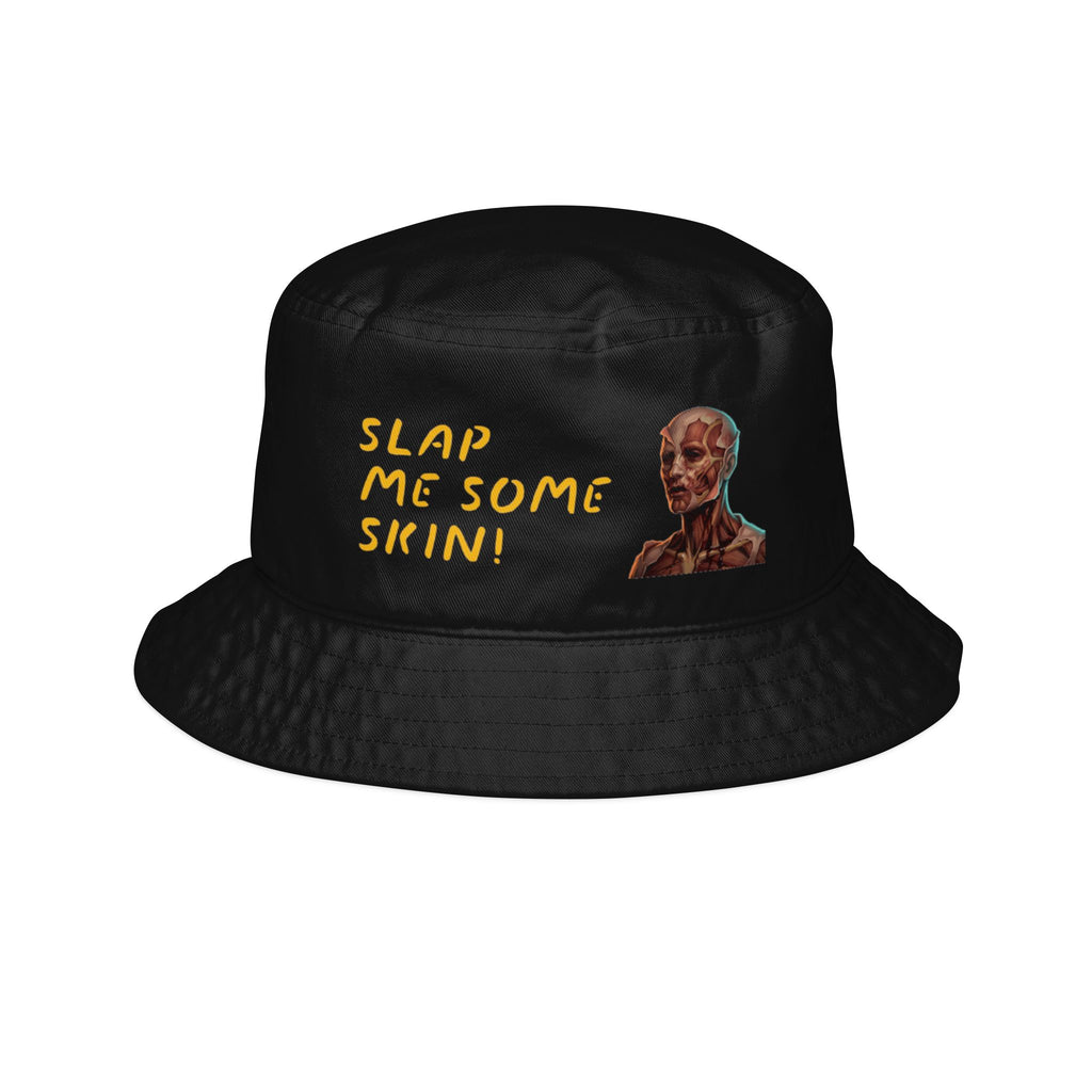 Bucket Hat — 'Slap Me Some Skin!' Graphic Bucket Hat with Vintage Portrait