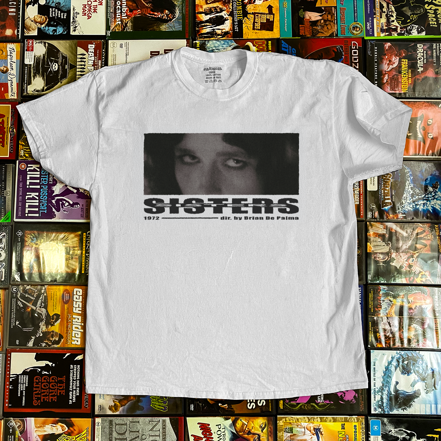 1972 'Sisters' Brian De Palma Vintage Washed White Tee