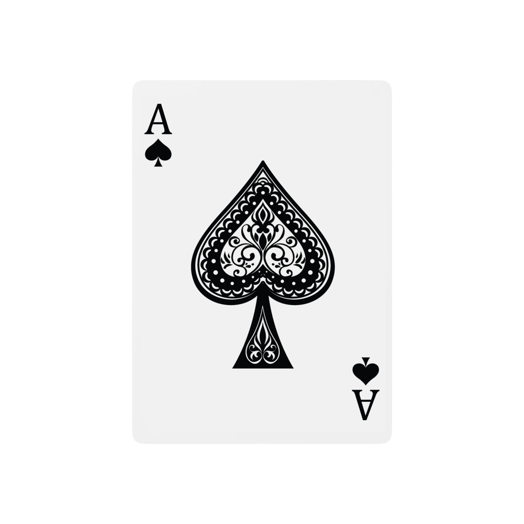 Vintage Movie Theater Poker Playing Cards — Custom Back Design