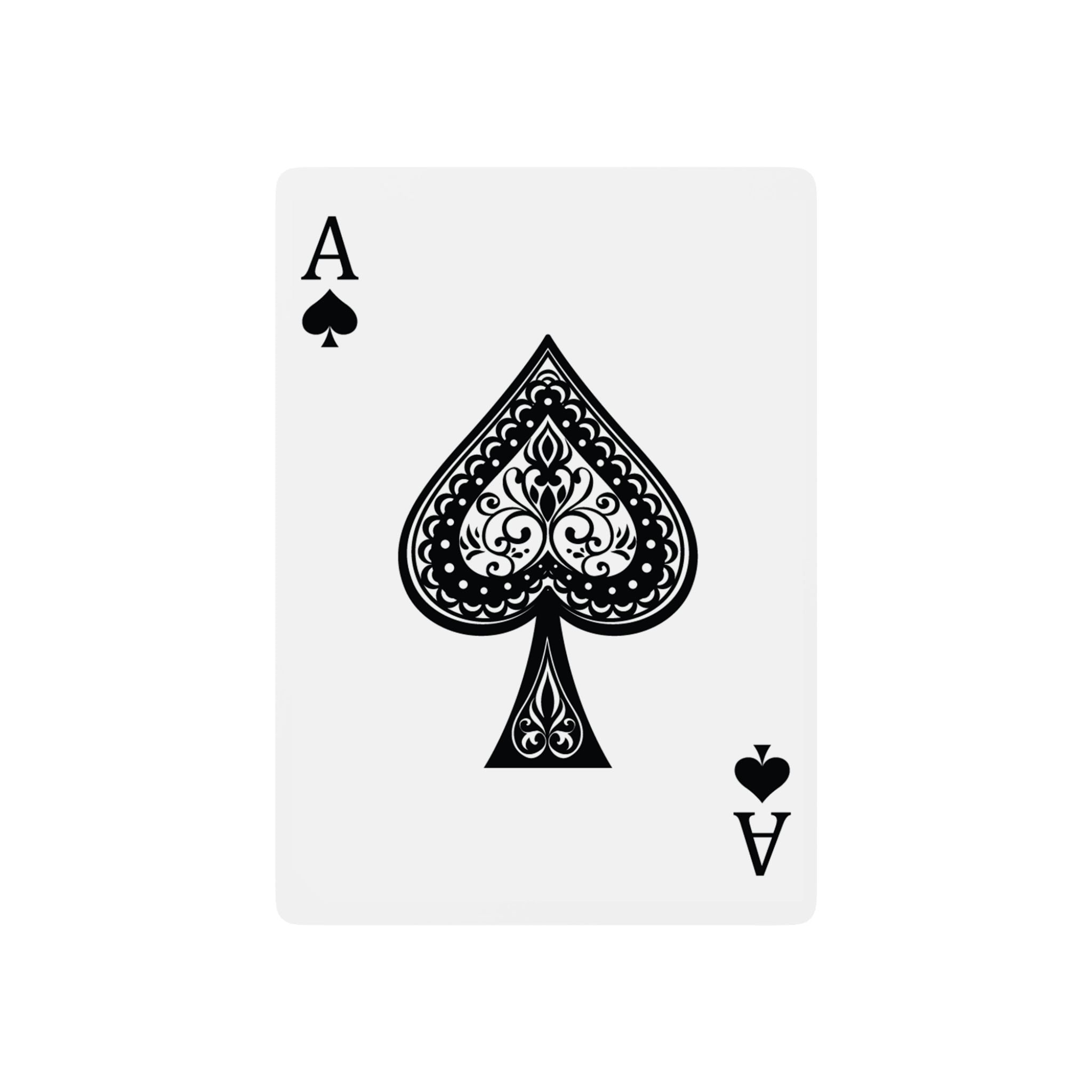 Vintage Movie Theater Poker Playing Cards — Custom Back Design