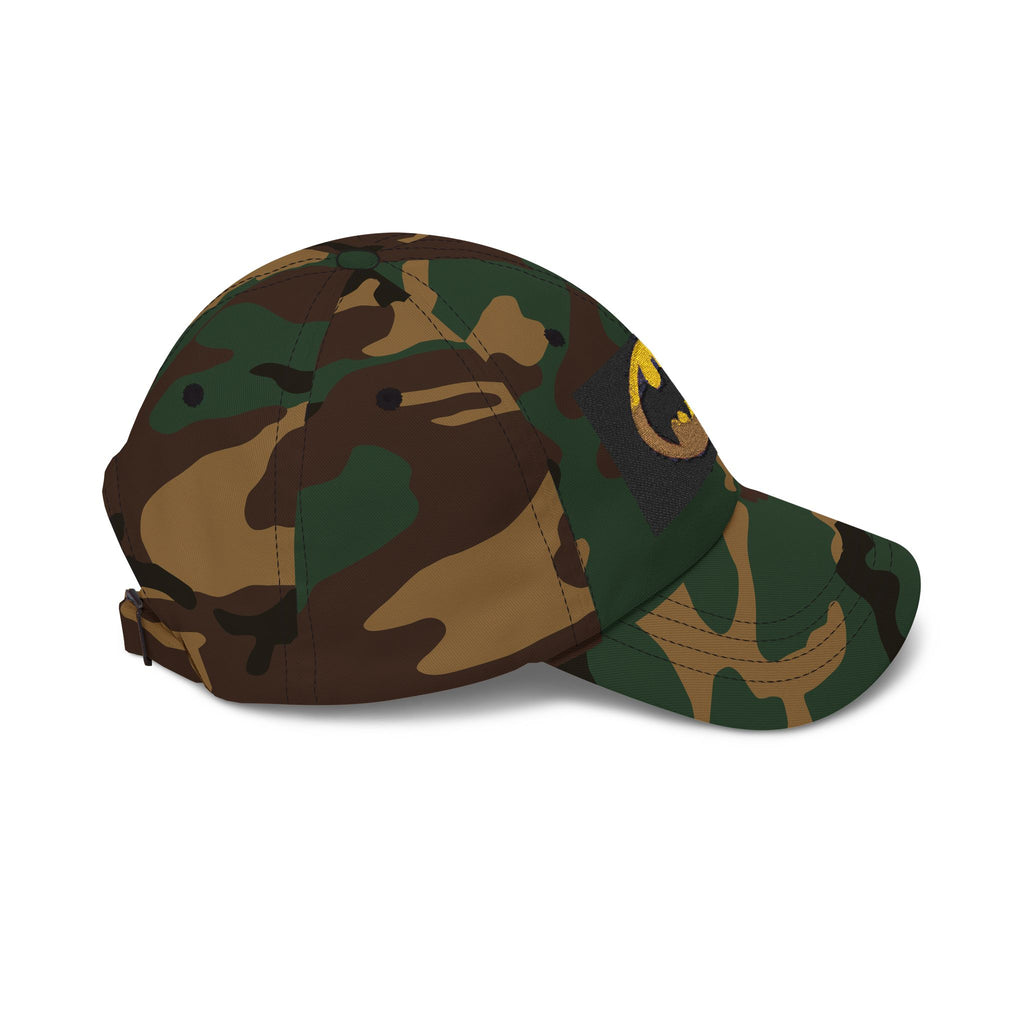 Batman Logo Dad Cap — Embroidered Classic Superhero Baseball Hat