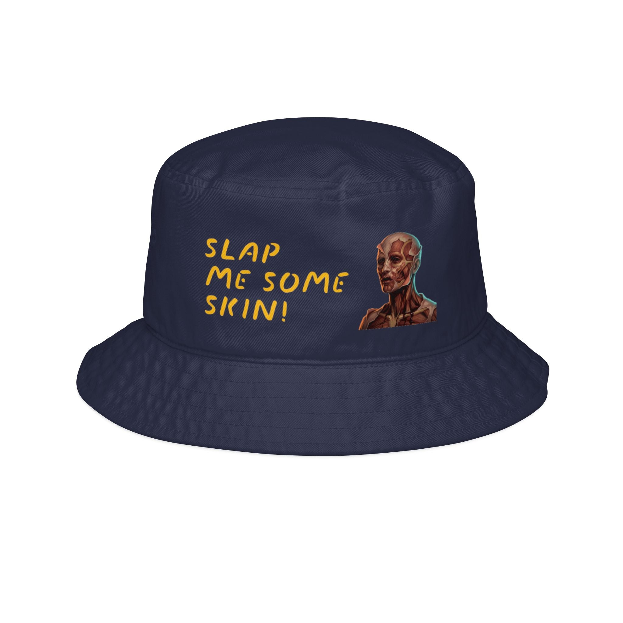 Bucket Hat — 'Slap Me Some Skin!' Graphic Bucket Hat with Vintage Portrait