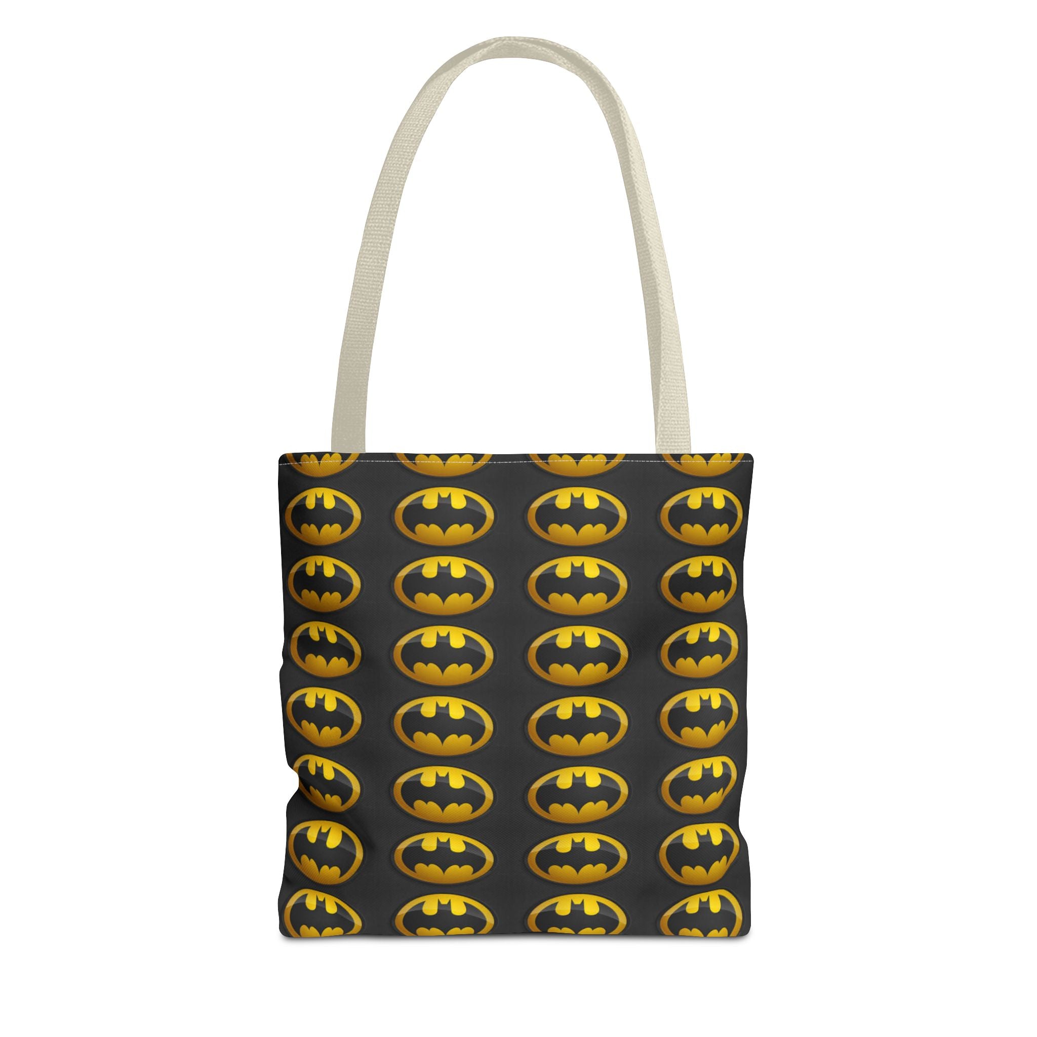 Batman Pattern Tote Bag — All-Over Print Superhero Shopper