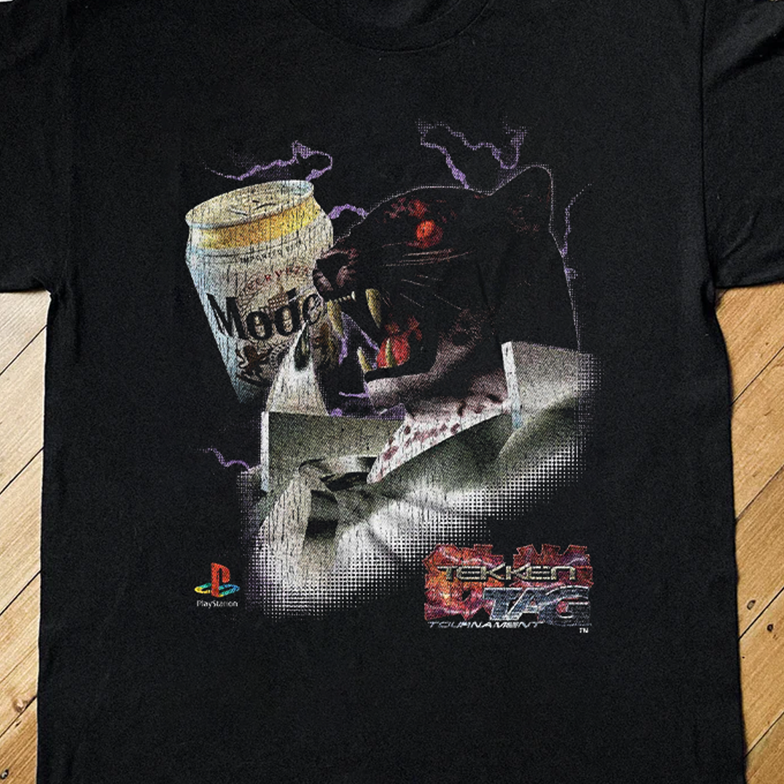 Modelo X Tekken Black Tee