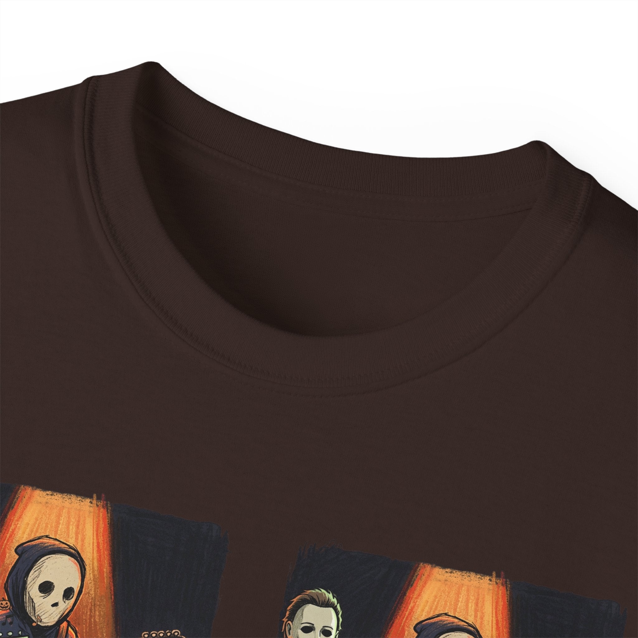 Skeleton Guitar Quartet T‑Shirt — Retro Vintage Horror Band Tee