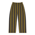 Batman Logo Women's Pajama Pants — All-Over Print Cotton Lounge Sleepwear