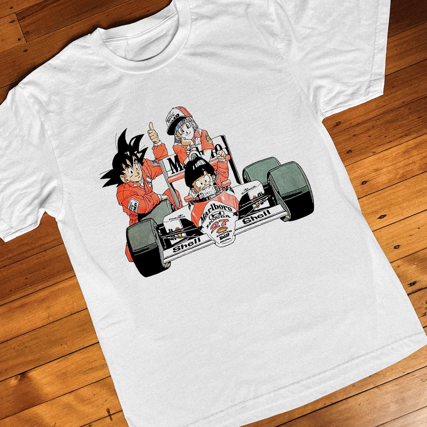 Dragon Ball X Marlboro White Tee