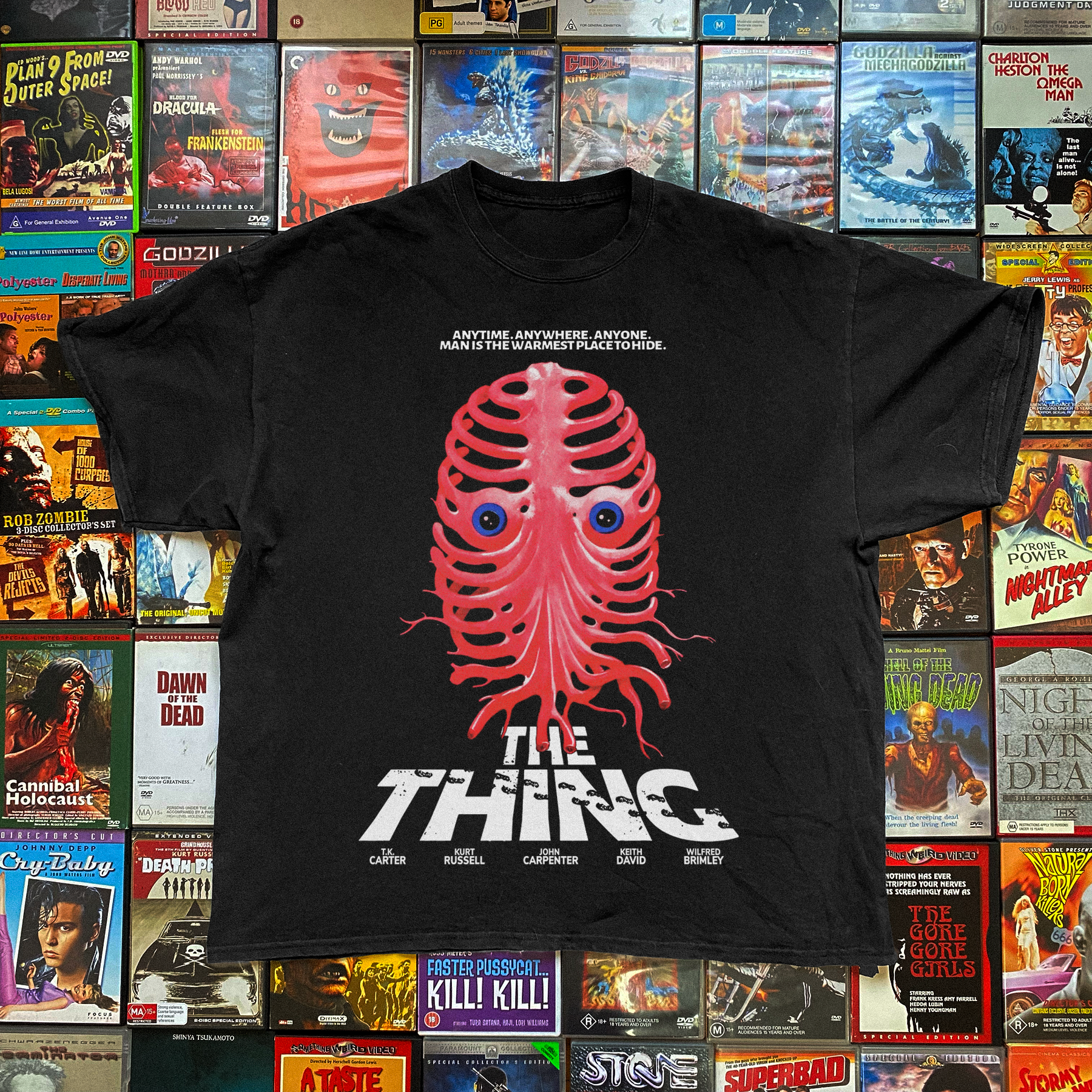 1982 The Thing 'Parasite' Black Promo T-Shirt