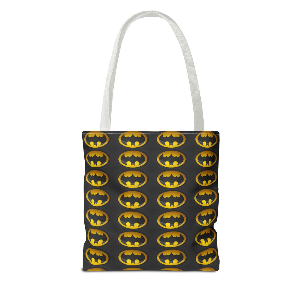 Batman Pattern Tote Bag — All-Over Print Superhero Shopper