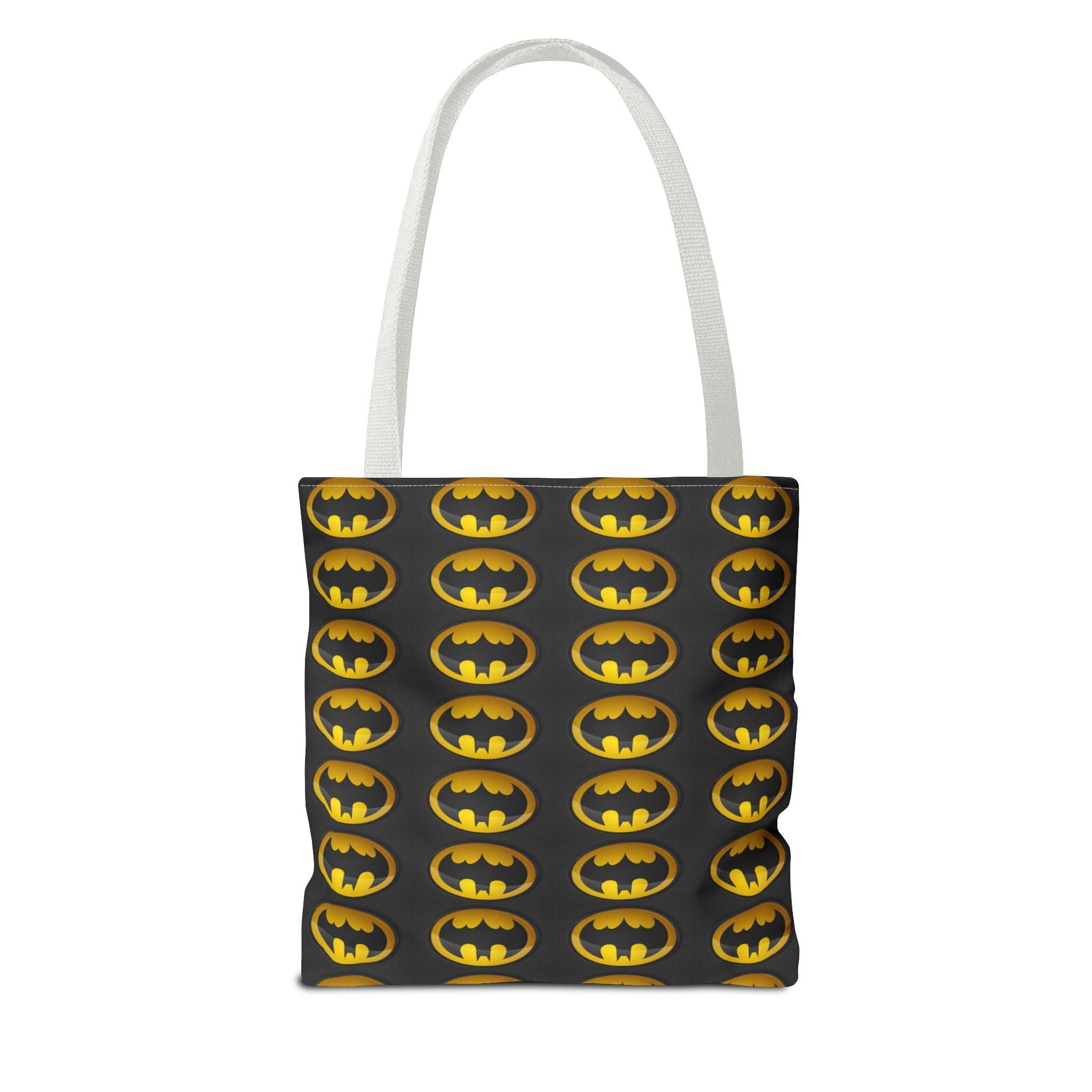 Batman Pattern Tote Bag — All-Over Print Superhero Shopper