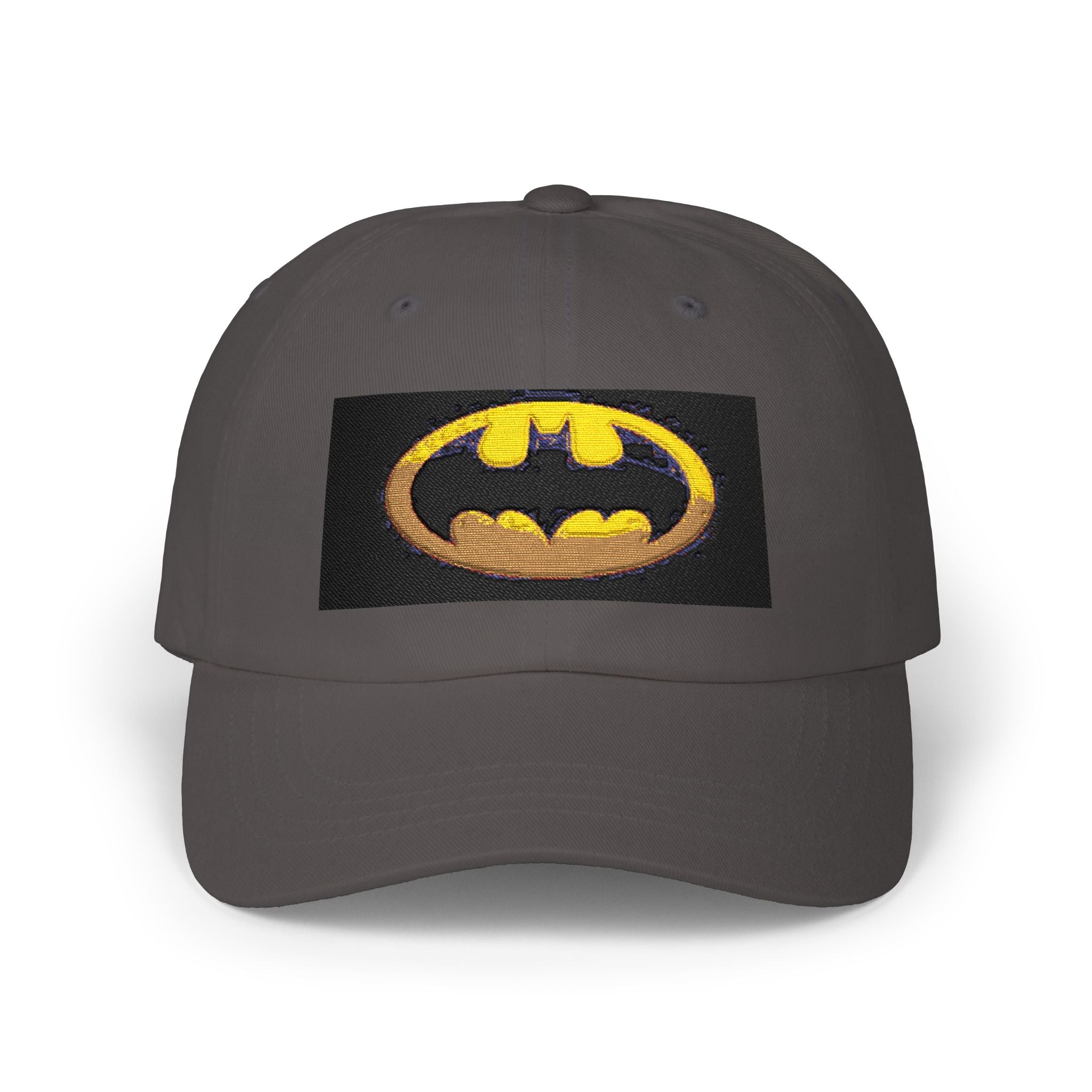 Batman Logo Dad Cap — Embroidered Classic Superhero Baseball Hat